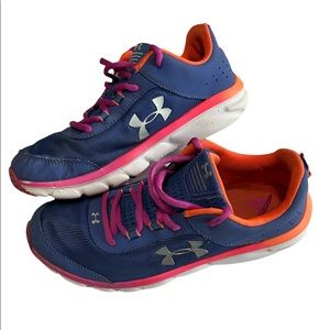 Under Armour girls sneakers size 7Y